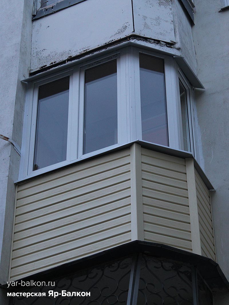 Балкон сложной формы на М.Пролетарской